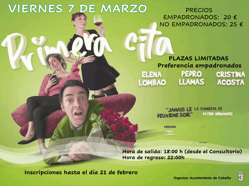 Salida al teatro "Primera cita" | Marzo 2025