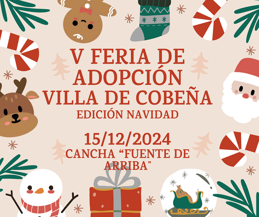 V Feria de Adopción Villa de Cobeña | Diciembre 2024