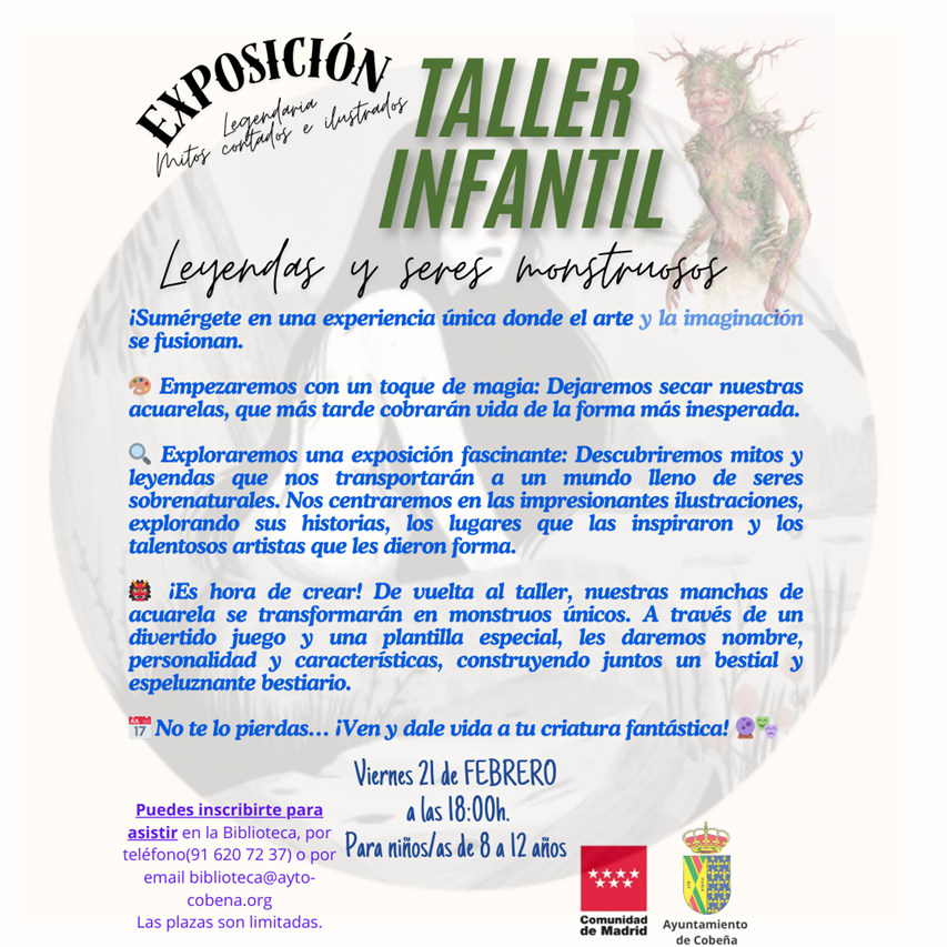 Taller Infantil Exposición  "Legendaria: Mitos contados e ilustrados" | Febrero 2025