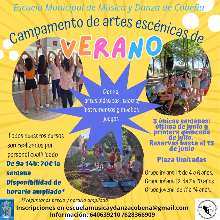 Campamento Artes Escénicas durante el Verano de la Escuela de Municipal de Música y Danza | Verano 2024