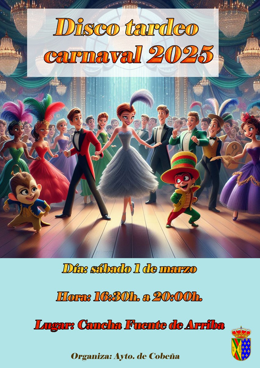 Disco tardeo de carnaval | Marzo 2025